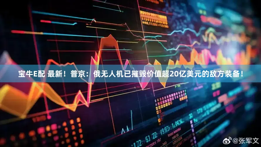 宝牛E配 最新！普京：俄无人机已摧毁价值超20亿美元的敌方装备！