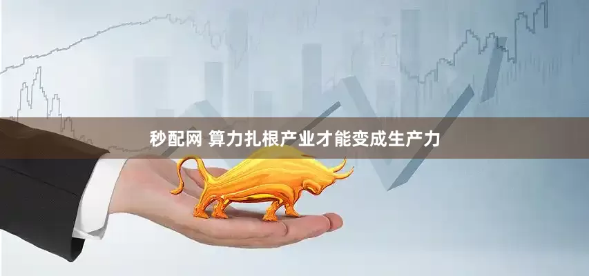 秒配网 算力扎根产业才能变成生产力